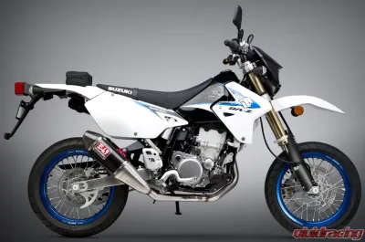 Yoshimura RS-4 Stainless Full Exhaust with Carbon Fiber Mufflers Suzuki DR-Z400S/SM 2000-2020 - 116600D220