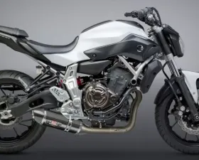 Yoshimura Race R-77 Stainless Full Exhaust with Carbon Fiber Muffler Yamaha FZ | MT-07 | XSR700 2015-2020
