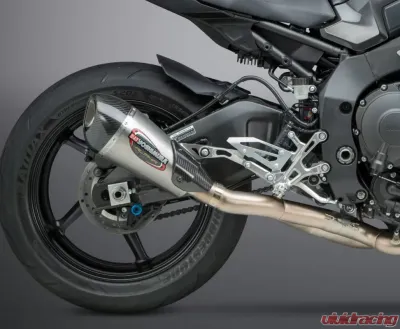 Yoshimura Race Alpha T Stainless 3/4 Exhaust with Stainless Muffler Yamaha FZ-10 | MT-10 2017-2020 - 13100CP520