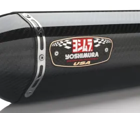 Yoshimura Race R-77 Stainless Slip-On Exhaust with Carbon Fiber Muffler Single Suzuki GSX-R1000 2007-2008