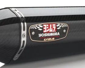 Yoshimura Race R-77 Stainless Slip-On Exhaust with Carbon Fiber Mufflers Kawasaki ZX-14R 2012-2021