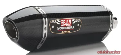 Yoshimura R-77 Stainless Slip-On Exhaust w/ Carbon Mufflers