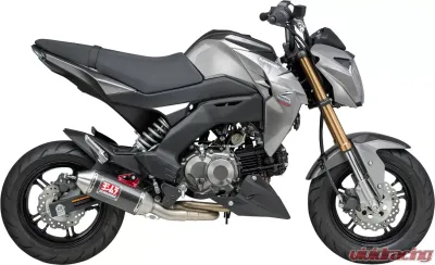 Yoshimura Race RS-2 Stainless Full Exhaust with Carbon Fiber Muffler Kawasaki Z125 PRO (BR125) 2017-2021 - 14120AB251