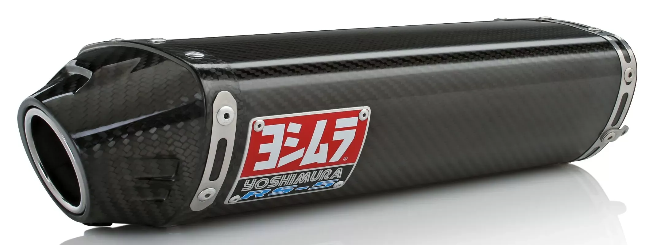 Yoshimura RS-5 Stainless Slip-On Exhaust with Carbon Fiber Muffler Honda CBR600RR 2003-2004 - 1225272