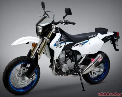 Yoshimura RS-4 Stainless Full Exhaust with Carbon Fiber Mufflers Suzuki DR-Z400S/SM 2000-2020 - 116600D220