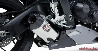 Yoshimura Race R-77 Stainless Slip-On Exhaust with Stainless Muffler Honda CBR1000RR/ABS 2012-2013 - 1220020520