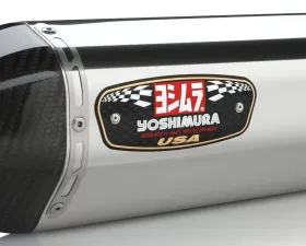 Yoshimura Stainless Slip-On R-77D Exhaust with Stainless Muffler Suzuki GSX-R600 | GSX-R750 2011-2020