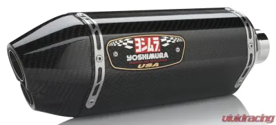 Yoshimura Stainless Slip-On R-77D Exhaust with Carbon Fiber Muffler Suzuki GSX-R600 | GSX-R750 2011-2020 - 1160023220