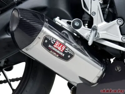 Yoshimura Race R-77 Stainless Slip-On Exhaust with Stainless Muffler Honda CBR1000RR/ABS 2012-2013 - 1220020520