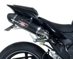 Yoshimura TRC-D Stainless Slip-On Exhaust with Carbon Fiber Mufflers Yamaha YZF-R1 2009-2014