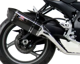 Yoshimura Race R-77 Stainless Full Exhaust with Carbon Fiber Muffler Suzuki GSX-R600 | GSX-R750 2011-2020