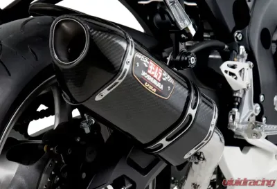 Yoshimura Race R-77 Stainless Full Exhaust with Carbon Fiber Muffler Suzuki GSX-R600 | GSX-R750 2011-2020 - 1160000221