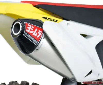 Yoshimura RS-4 Stainless Full Exhaust with Aluminum Muffler Suzuki RM-Z450 2008-2017 | RMX450Z 2010-2011 - 219200D320