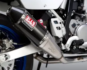 Yoshimura RS-4 Stainless Full Exhaust with Carbon Fiber Mufflers Suzuki DR-Z400S/SM 2000-2020