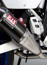 Yoshimura RS-4 Stainless Full Exhaust with Carbon Fiber Mufflers Suzuki DR-Z400S/SM 2000-2020                                     - 116600D220 - Image 6