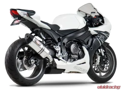 Yoshimura R-77 Stainless Slip-On Exhaust with Stainless Muffler Suzuki GSX-R600 | GSX-R750 2011-2020 - 1160020520