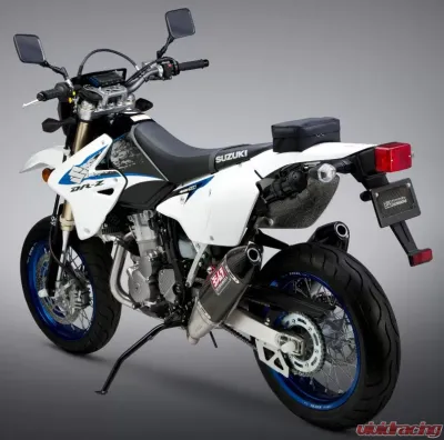 Yoshimura RS-4 Stainless Full Exhaust with Carbon Fiber Mufflers Suzuki DR-Z400S/SM 2000-2020 - 116600D220