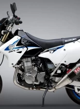 Yoshimura RS-4 Stainless Full Exhaust with Carbon Fiber Mufflers Suzuki DR-Z400S/SM 2000-2020                                     - 116600D220 - Image 6