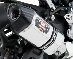 Yoshimura R-77 Stainless Slip-On Exhaust with Stainless Muffler Suzuki GSX-R600 | GSX-R750 2011-2020