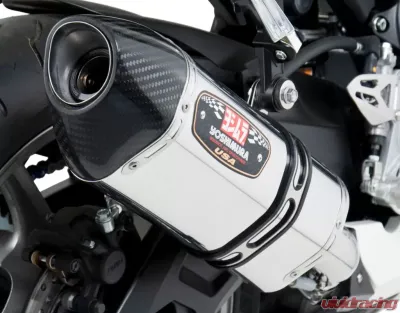 Yoshimura R-77 Stainless Slip-On Exhaust with Stainless Muffler Suzuki GSX-R600 | GSX-R750 2011-2020 - 1160020520