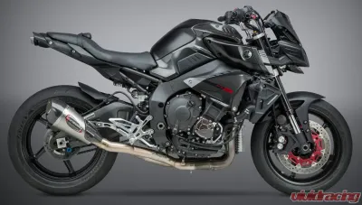 Yoshimura Race Alpha T Stainless 3/4 Exhaust with Stainless Muffler Yamaha FZ-10 | MT-10 2017-2020 - 13100CP520