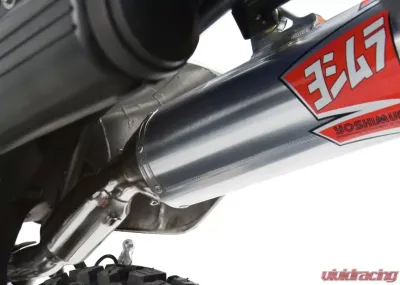 Yoshimura RS-2 Stainless Slip-On Exhaust with Aluminum Muffler Suzuki DR650 1996-2020 - 116502C350