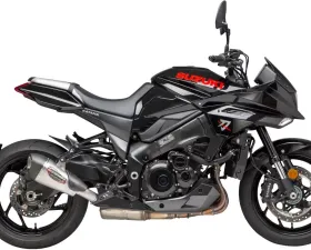 Yoshimura Alpha Stainless Slip-On Exhaust with Stainless Muffler Suzuki Katana 2020