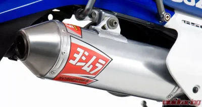 Yoshimura RS-2 Stainless Slip-On Exhaust with Aluminum Muffler Suzuki DR650 1996-2020 - 116502C350