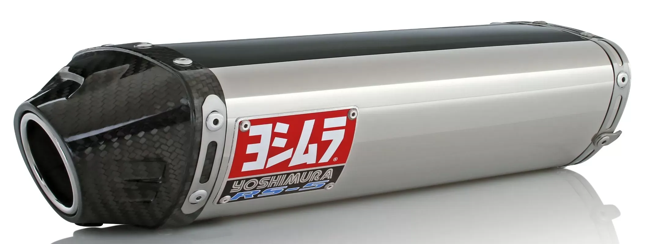 Yoshimura Race RS-5 Stainless Slip-On Exhaust with Stainless Muffler Honda CBR1000RR/ABS 2004-2007 - 1200275