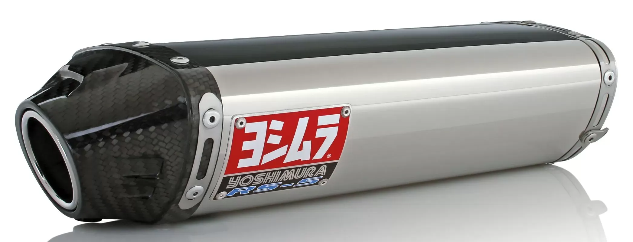 Yoshimura RS-5 Stainless Slip-On Exhaust with Stainless Muffler Honda CBR600RR 2007-2008 - 1227275