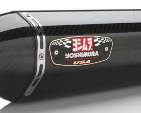 Yoshimura R-77 Stainless Slip-On Exhaust with Carbon Fiber Muffler Suzuki GSF/GSX1250FA 2007-2016