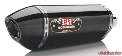 Yoshimura R-77 Stainless Slip-On Exhaust with Carbon Fiber Muffler Suzuki GSF/GSX1250FA 2007-2016 - 1126202
