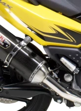 Yoshimura Race R-77 Stainless Full Exhaust with Carbon Fiber Muffler Yamaha TMAX 500 2008-2011                                     - 1390002 - Image 2