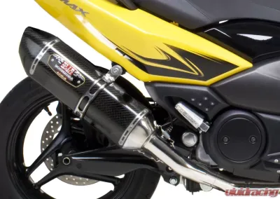 Yoshimura Race R-77 Stainless Full Exhaust with Carbon Fiber Muffler Yamaha TMAX 500 2008-2011 - 1390002