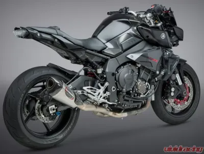 Yoshimura Race Alpha T Stainless 3/4 Exhaust with Stainless Muffler Yamaha FZ-10 | MT-10 2017-2020 - 13100CP520