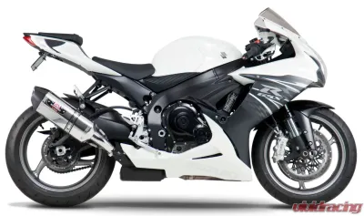 Yoshimura R-77 Stainless Slip-On Exhaust with Stainless Muffler Suzuki GSX-R600 | GSX-R750 2011-2020 - 1160020520