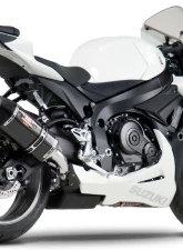 Yoshimura R-77 Stainless Slip-On Exhaust with Carbon Fiber Muffler Suzuki GSX-R600 | GSX-R750 2011-2020                                     - 1160020220 - Image 2
