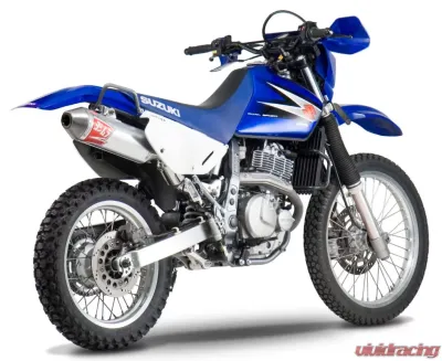 Yoshimura RS-2 Stainless Slip-On Exhaust with Aluminum Muffler Suzuki DR650 1996-2020 - 116502C350
