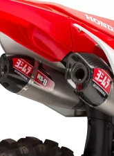 Yoshimura RS-9T Stainless Slip-On Exhaust with Stainless Mufflers Honda CRF250R | CRF250RX 2020-2021                                     - 22844BR520 - Image 2
