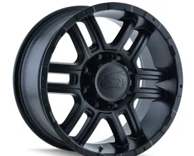 ION 179 Matte Black 16X8 8X165.1 10MM 130.8MM Wheel