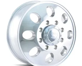 ION 167 Polished 17X6.5 8X165.1 125.3MM 130.18MM Wheel