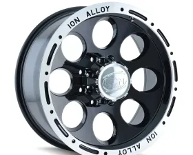 ION 174 Gloss Black Machined 17X9 5X114.3 0MM 83.82MM Wheel