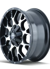Mayhem Wheels Mayhem Warrior 8015 Gloss Black Machined Wheel 18X9 5X114.3/5X127 -12MM 87MM                                     - 8015-8956B - Image 2