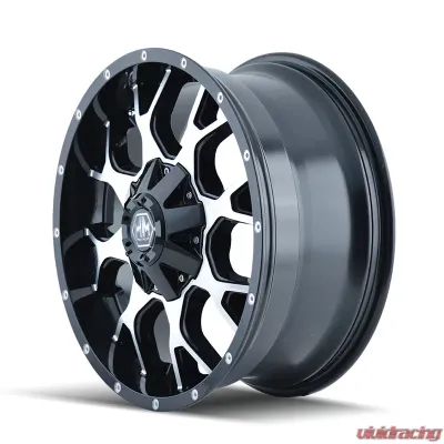 Mayhem Wheels Mayhem Warrior 8015 Gloss Black Machined Wheel 18X9 5X114.3/5X127 -12MM 87MM - 8015-8956B