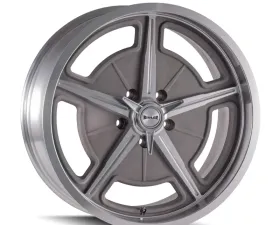 Ridler Wheels Aluminum 605 18x9.5 Silver Machined 5x114.3 Bolt Pattern