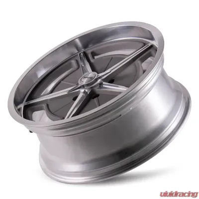 Ridler Wheels Aluminum 605 18x9.5 Silver Machined 5x120.65 Bolt Pattern - 605-8961GM