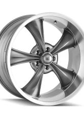 Ridler Wheels Aluminum 695 18x8 Grey Machined Lip 5x120.65 Bolt Pattern                                     - 695-8861G - Image 2