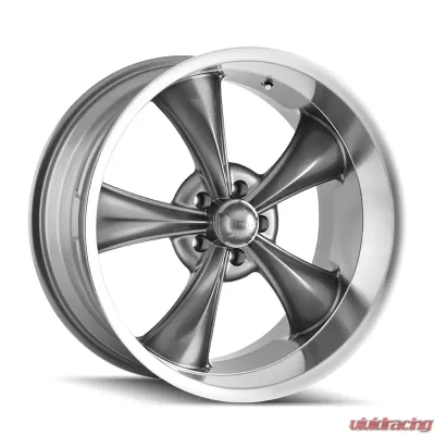 Ridler Wheels Aluminum 695 18x8 Grey Machined Lip 5x120.65 Bolt Pattern - 695-8861G