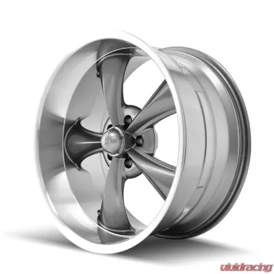 Ridler Wheels Aluminum 695 18x8 Grey Machined Lip 5x120.65 Bolt Pattern - 695-8861G