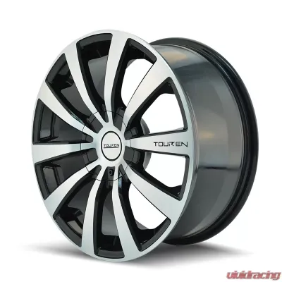 Touren TR3 3130 Wheel 16x7 5x105 | 5x114.3 40mm 72.62mm Black | Machined Face | Machined Lip - 3130-6727M